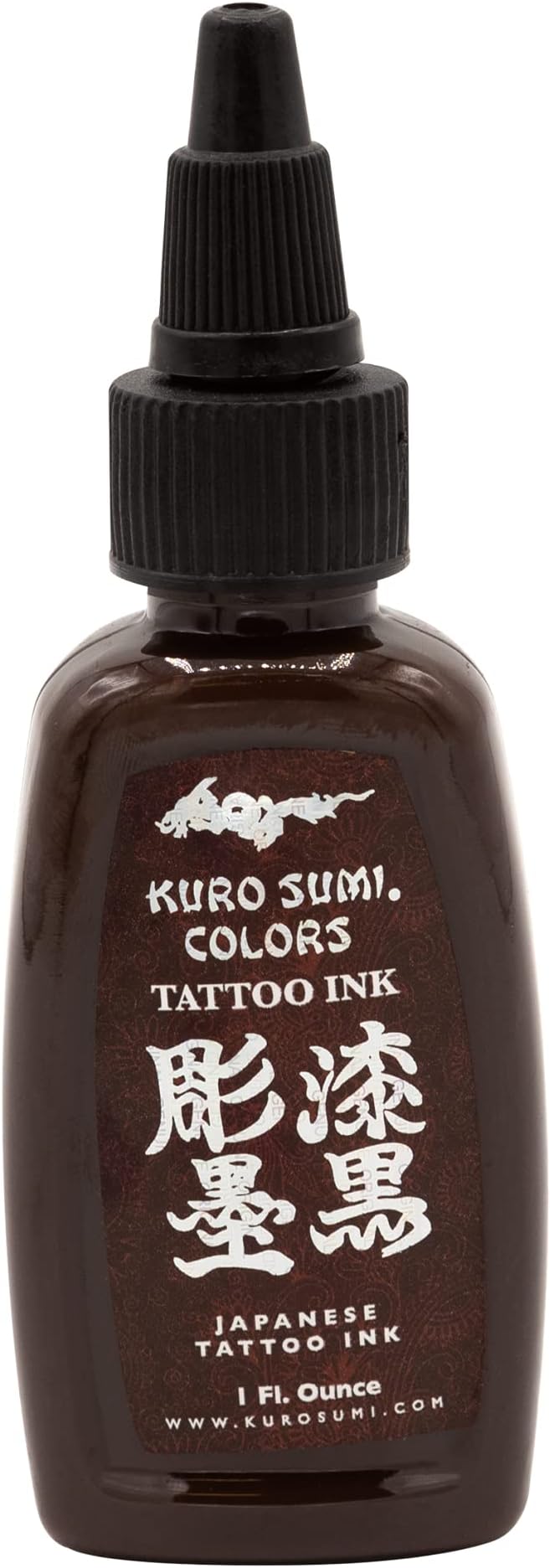 Kuro Sumi Japanese Tattoo Color Ink Pigments, Vegan Professional Tattooing Inks, Brown Belt, 4 Ounce