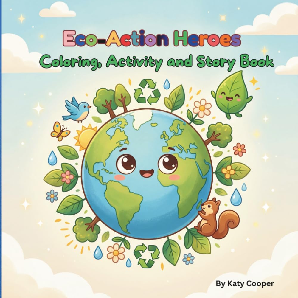 Eco-Action Heroes: Learn, Color & Protect Our Planet: A Fun Educational Story, Coloring & Activity Book