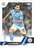 2022-23 TOPPS UEFA CLUB COMPETIONS !ST EDITION #68 JULIAN ALVAREZ RC MANCHESTER CITY SOCCER OFFICIAL TRADING CARD OF SOCCER