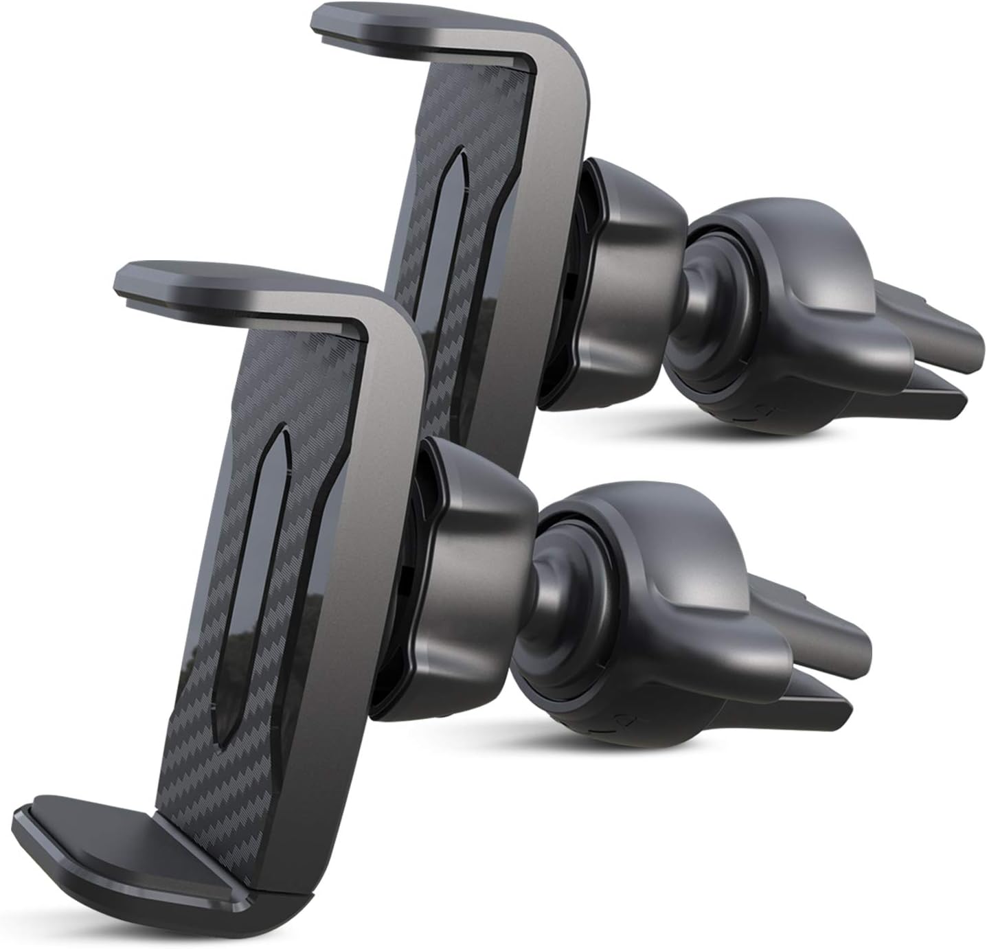 APPS2Car 2 Pack Universal Car Phone Mount - Expandable Grip, Vent Clip Holder