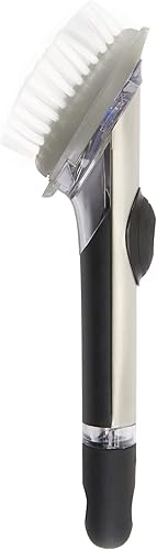 Miniatura 4 de OXO Cepillo dispensador de jabón de acero de 10 pulgadas y Good Grips - 2 unidades (paquete de 1)