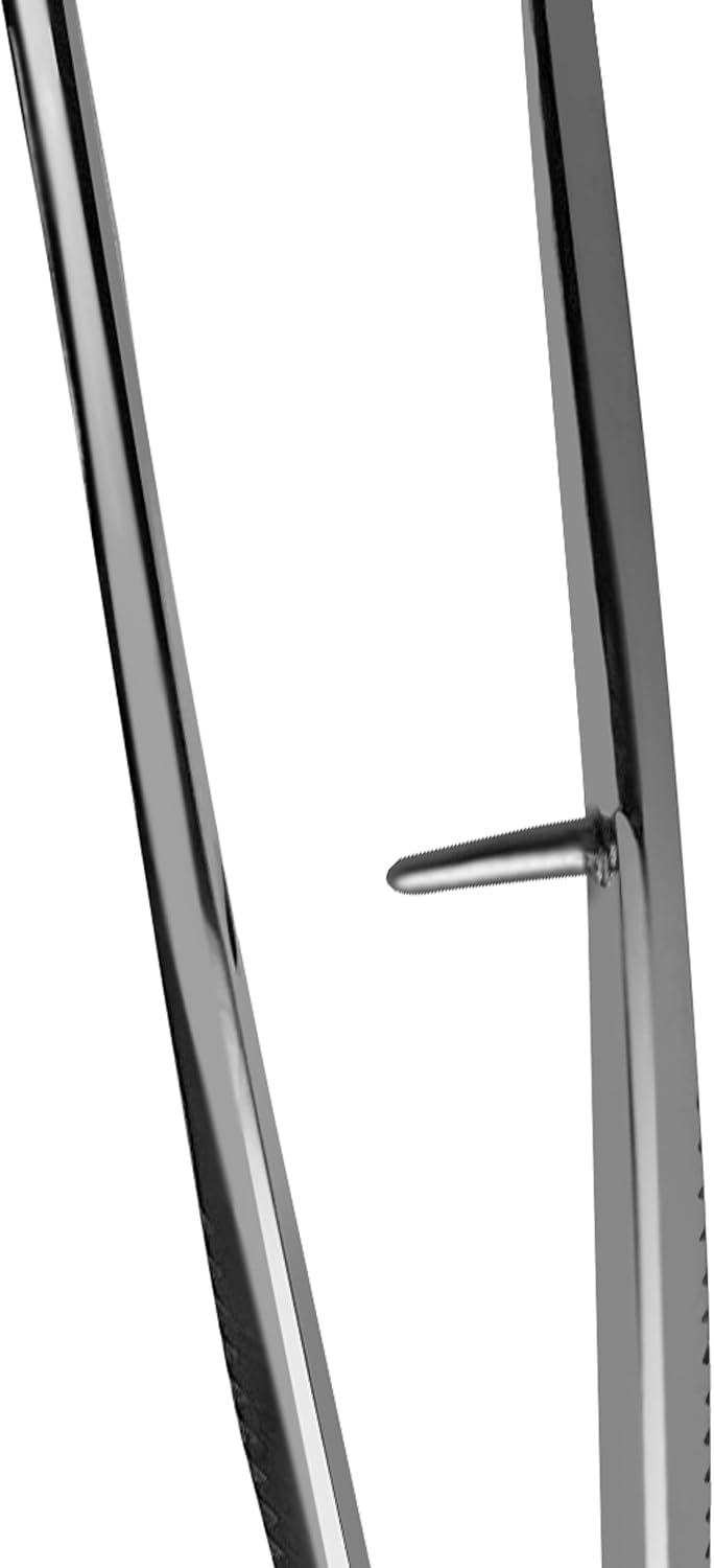 Luca Ear Adson Bayonet Shape Tweezer Forceps Stainless Steel (Bayonet Shape, 8")