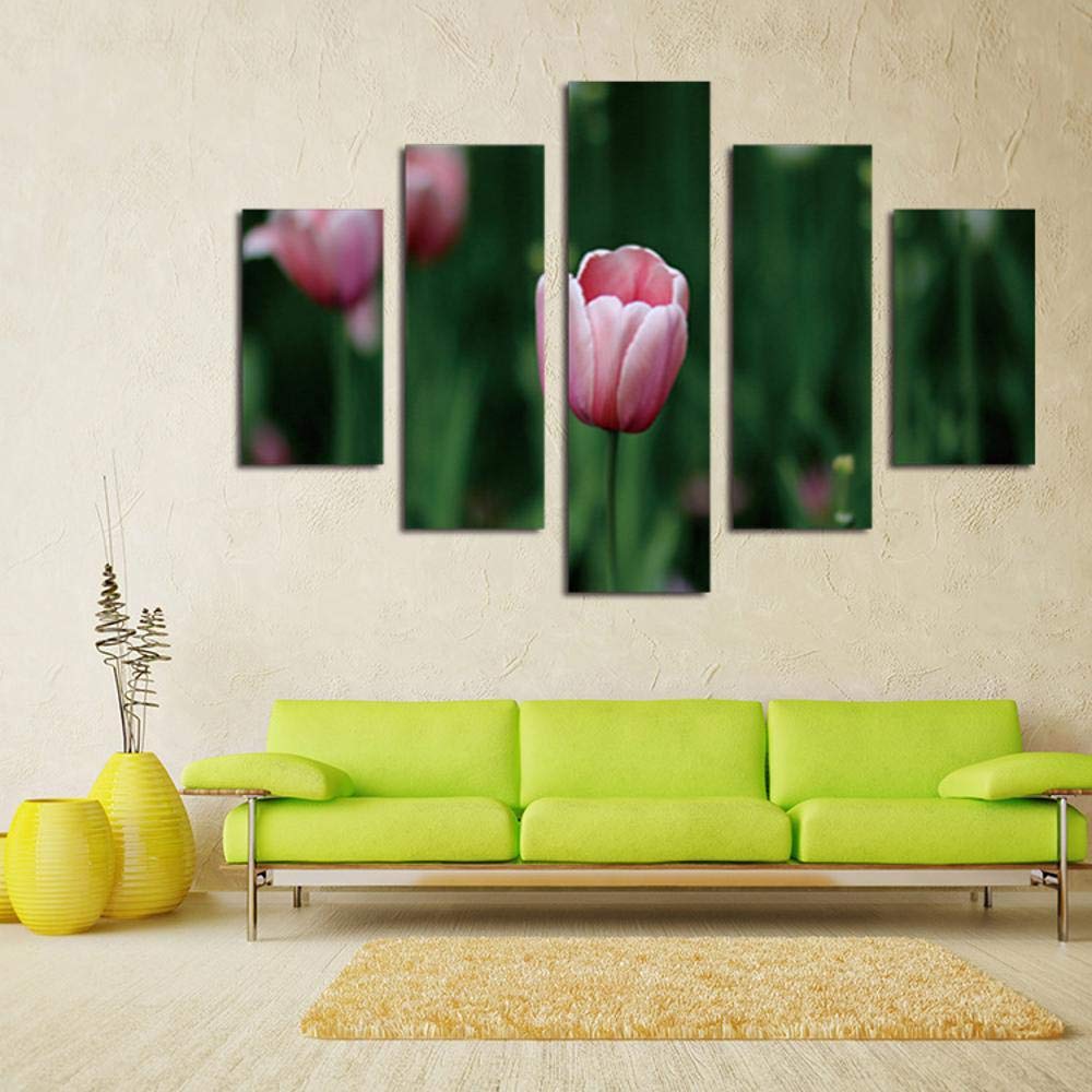Peinture sur Toile Fleurs Roses pour Éveiller la Douceur de Vivre