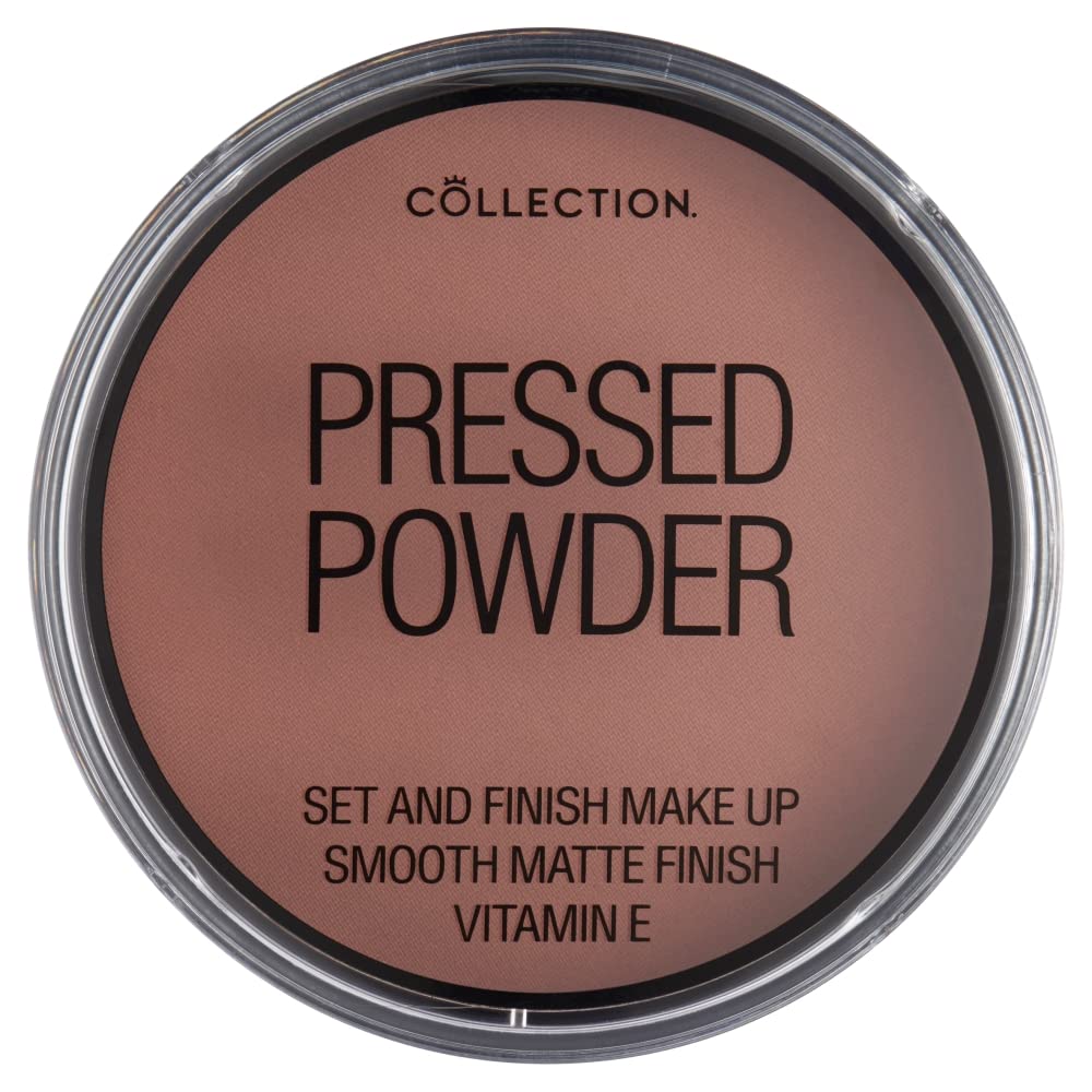 Collection Cosmetics Pressed Powder, Velvety Matte Finish, 15g, Espresso