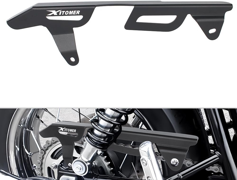 Xitomer Rear Chain Protector Fit for Bonneville T100/Bonneville T120 2016 2017 2016 2019 2020 Chain Guard Case Saver Protector