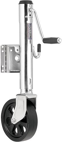 Gato hidráulico para remolques Fulton XP15L 0101 con 8 pulgadas de 1500 libras con doble rueda de capacidad