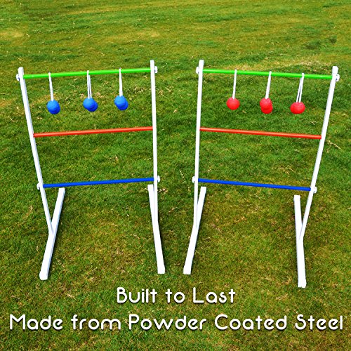 GoSports Premium Metal Ladder Toss Game Set