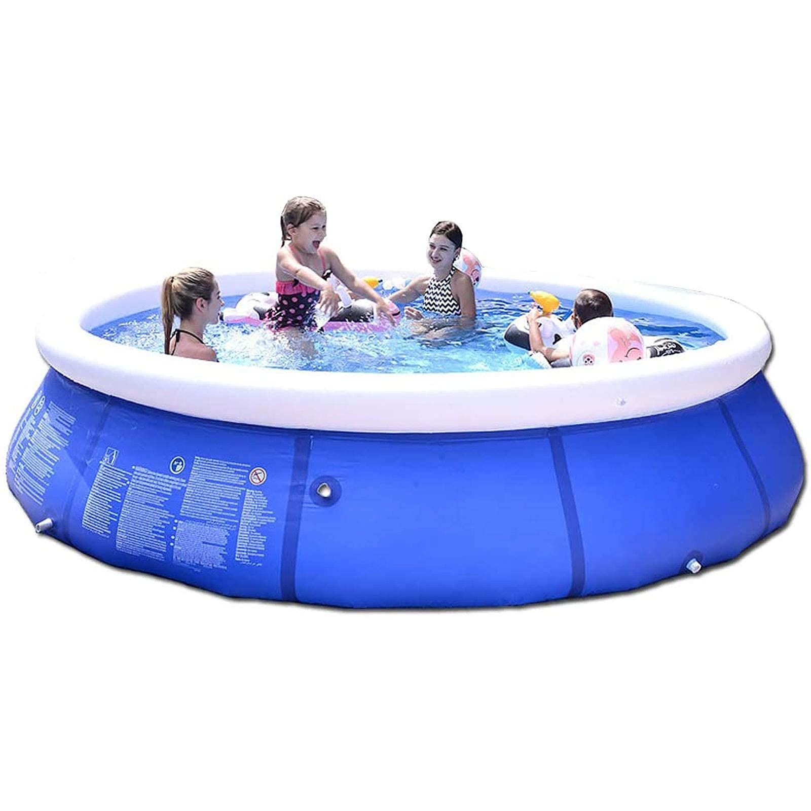 【匿名配送】Swimming Pool Round Inflatable Pool with Filter Pump,Above Ground Swimming