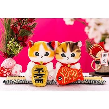 mofusand モフサンド　めで鯛にゃん　お正月　ぬいぐるみ Amazon.co.jp: mofusand めで鯛にゃん めでたいにゃん