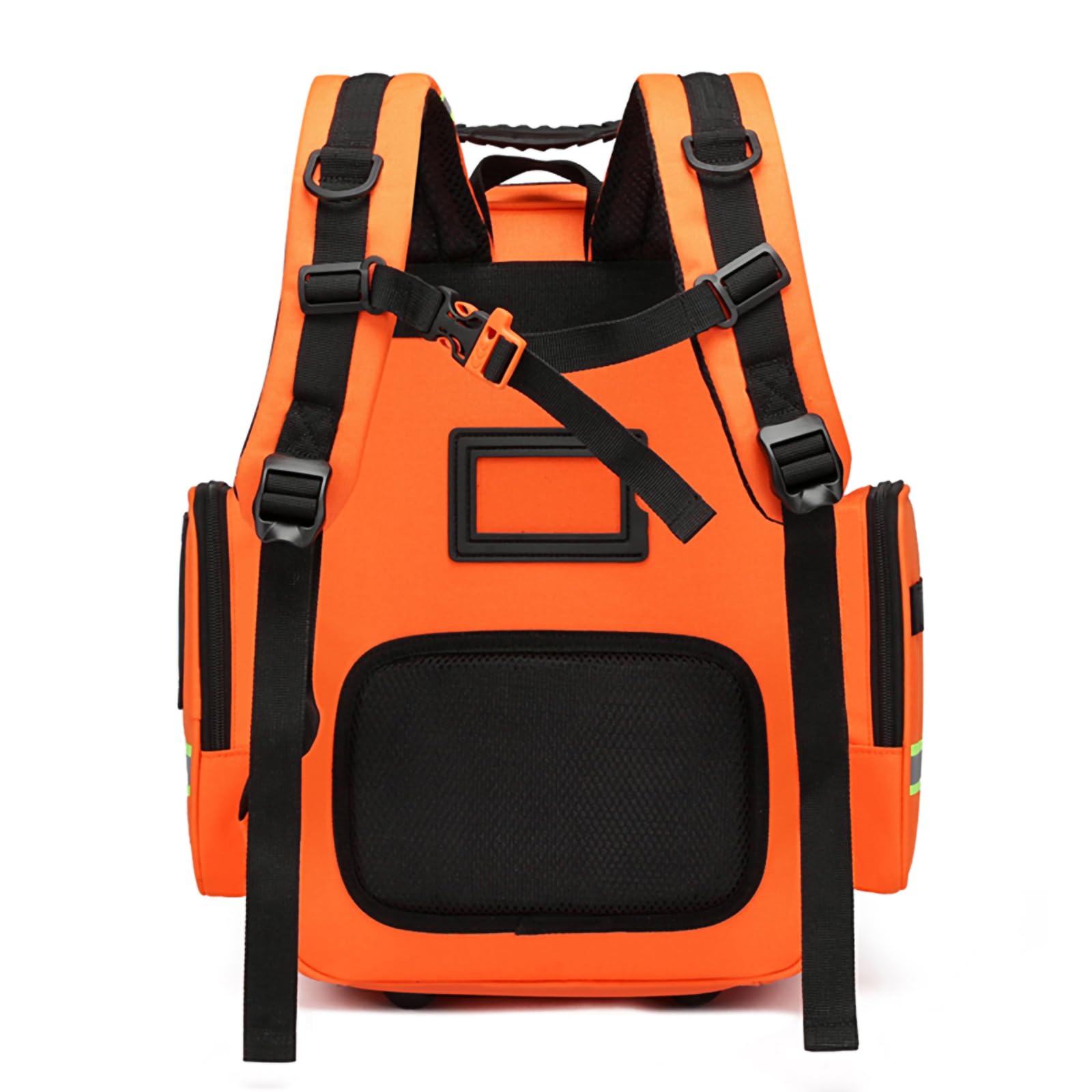 Mochila de emergencia para traumatismos, bolsa de primeros auxilios con reflectante, gran capacidad, mochila médica de primeros auxilios, para camping, ciclismo, excursiones, guardería