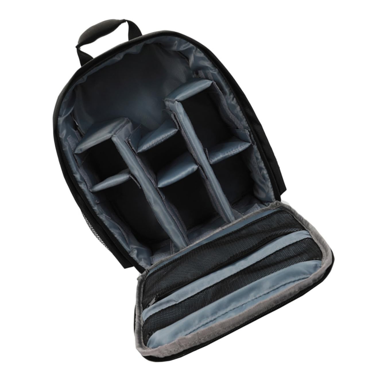 VALICLUD Zaino per Fotocamera Dslr Spugna Antiurto, Borsa Portaoggetti Portatile Tasche Laterali per Accessori, Adatto per Viaggi, Escursionismo e Uso Quotidiano
