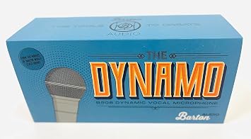 BARTON Dynamo Dynamic Vocal Microphone - High-Performance Mic for Vocals, Rugged Design, Superior Sound Quality Microphone