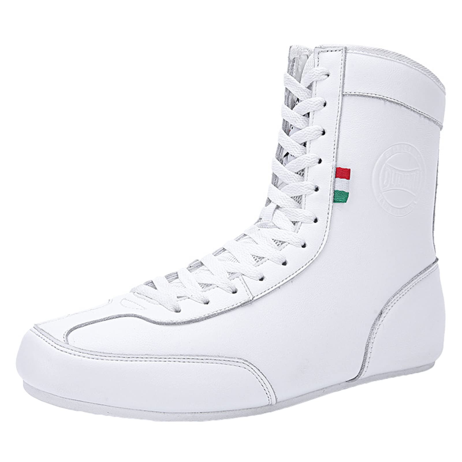 Chaussures De Boxe Homme Légères Et Respirantes – Bottes D'Arts Martiaux, Lutte Et Fitness Avec Protection Cheville
