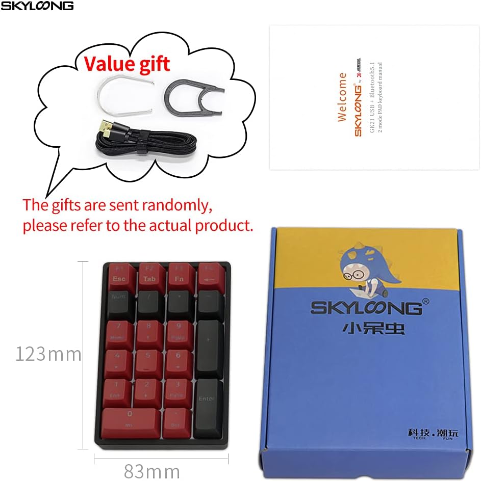 EPOMAKER SKYLOONG SK21 Numpad driver software interface for customization.