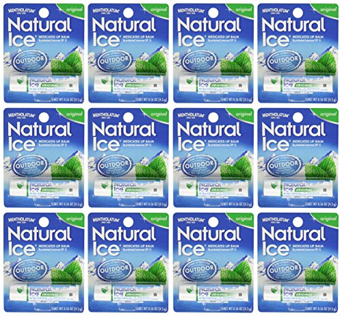 Natural Ice Mentholatum Sport Medicated Lip Protectant With Spf 30 Sunscreen, 0.15 Ounce (Pack of 2)