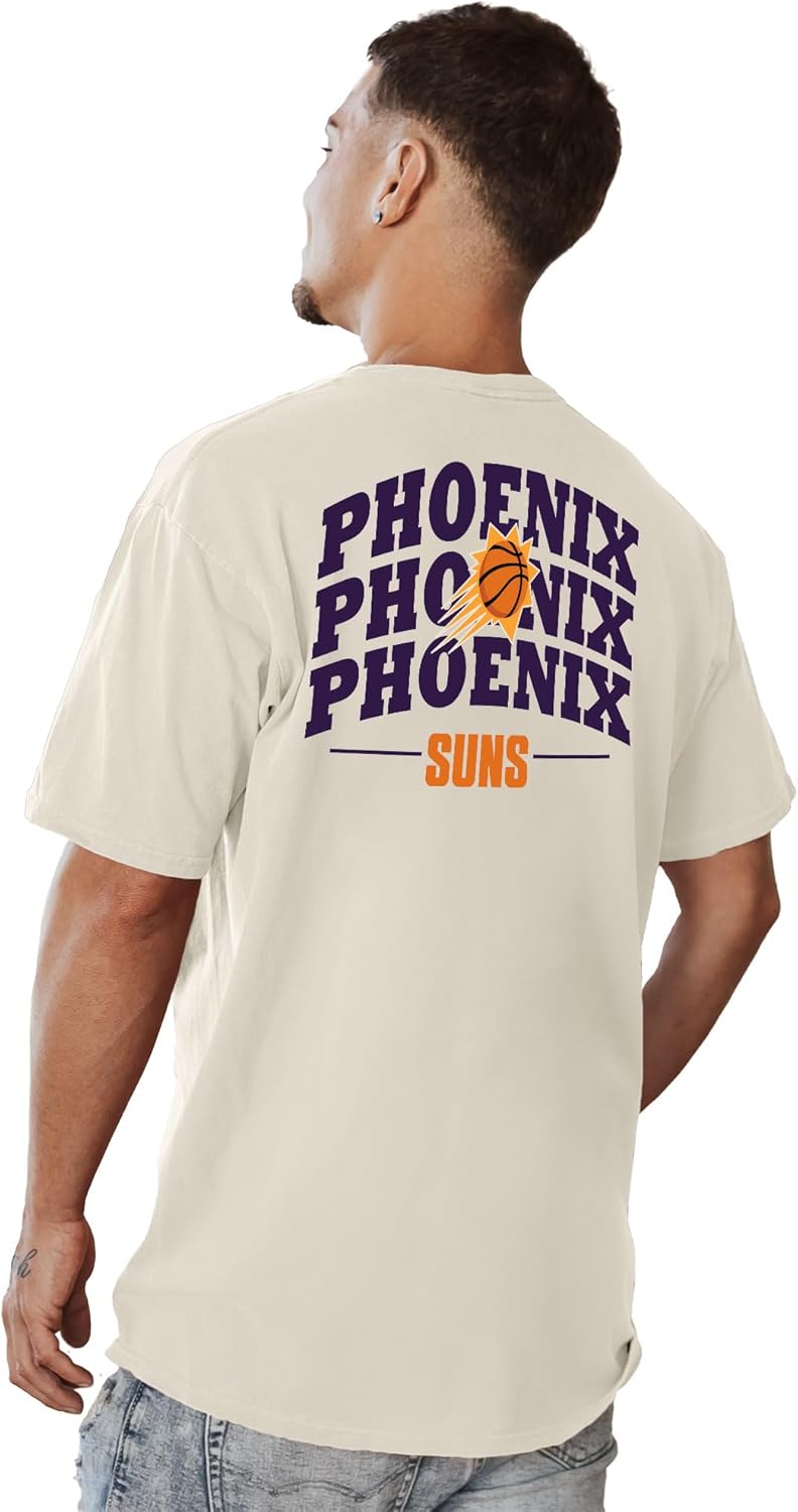 Blue 84 NBA Officially Licensed T-Shirt Ringspun Front/Back Fury Ivory - Image 3