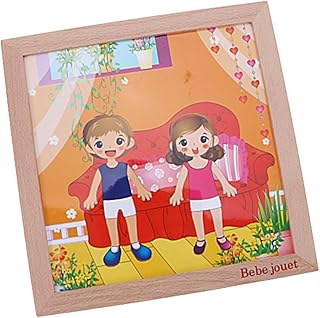 Toyvian Brinquedos De Madeira Brinquedos De Madeira Quebra-Cabeças De Madeira Quebra-Cabeças De Madeira Quebra-Cabeça Brinquedo De Vestir Quebra-Cabeça Classificação Brinquedos