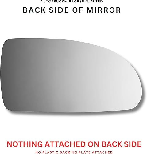 Miniatura 3 de Cristal de repuesto para espejo lateral del conductor + almohadilla adhesiva de tamaño completo para Hyundai Elantra 2007-2009 vista lateral
