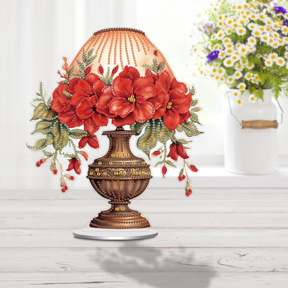 CXINLky Decorazione Da Tavolo Vergine Maria Con Diamanti 5D - Kit Fai Da Te Per Principianti, Acrilico, Regalo Creativo