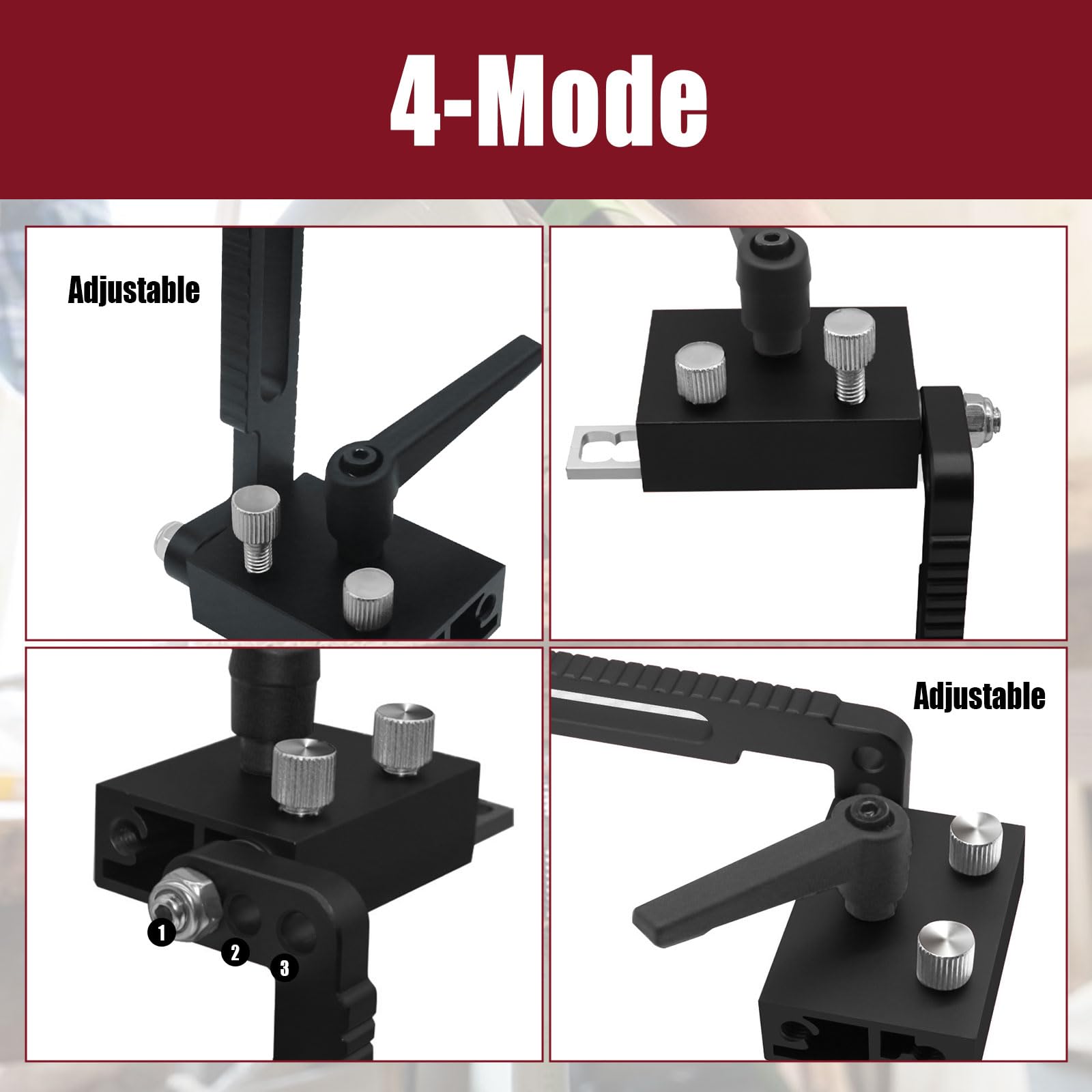 Arrêt De Rail à Onglet De Type 75, En Alliage D'aluminium, Pour Le Travail Du Bois De Type 75, Localisateur De Voie En T, Limiteur Fixe Pour Le Travail Du Bois, Outils