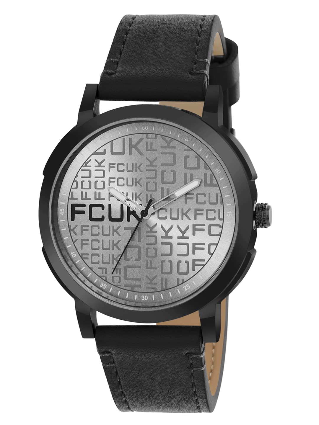 FCUK Leather Analog Silver Dial Mens Watch-Fk00013A, Band_Blue (B0B6C5J354) Amazon Price History, Amazon Price Tracker