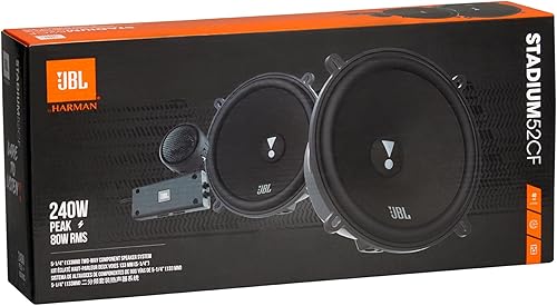 Miniatura 6 de JBL Sistema de altavoces de componentes de audio para automóvil de 5 1/4 "sin parrilla, negro