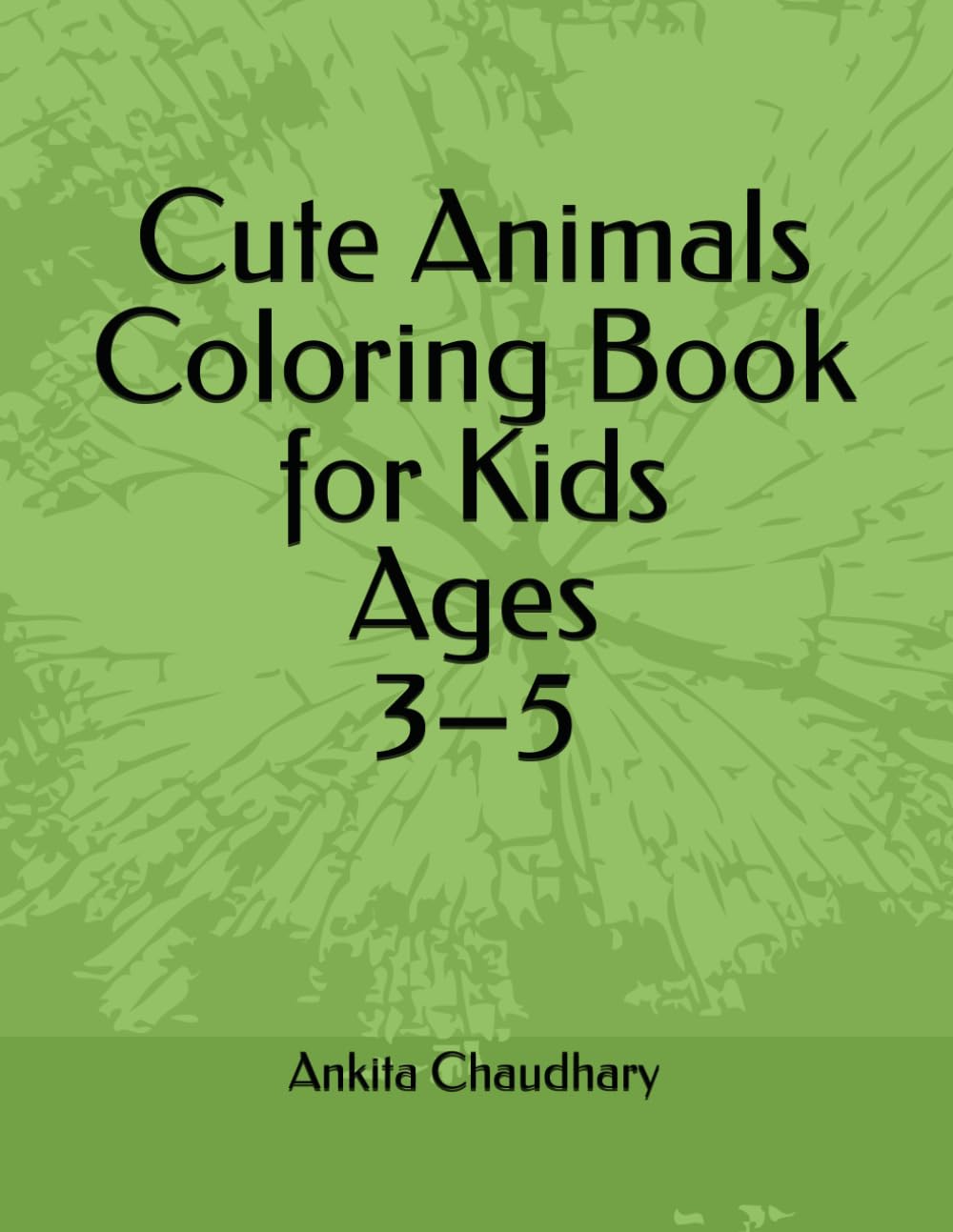 Cute Animals Coloring Book for Kids Ages 3–5