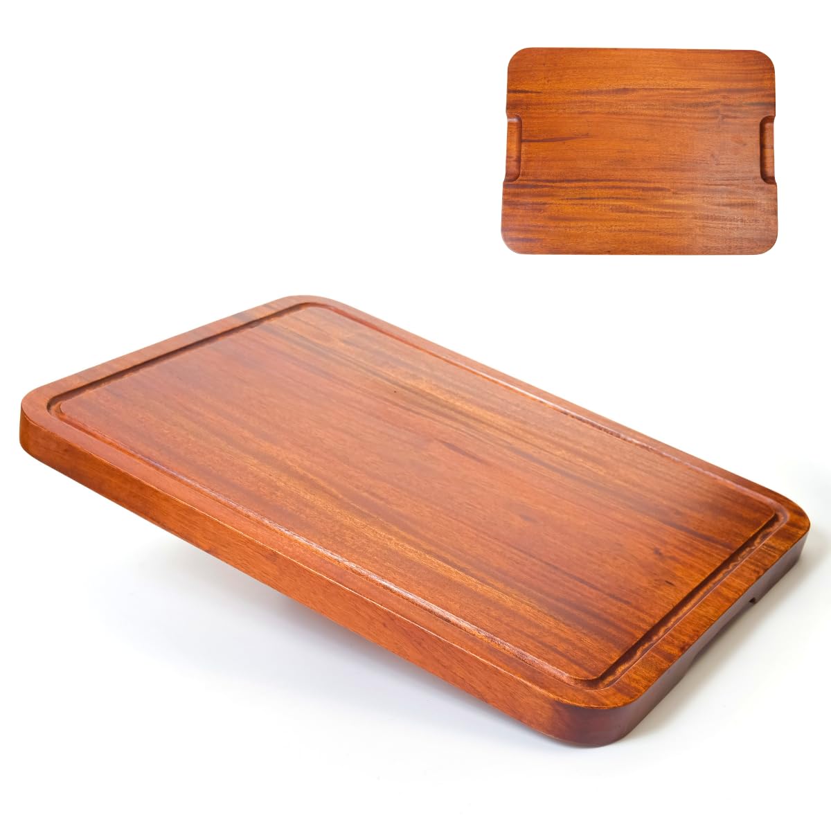 Tokusei Lacquered Wood Cutting Board 15.7x12in Antibacterial Japan Made
