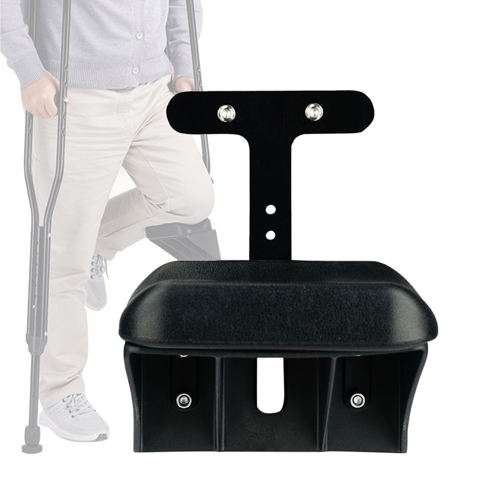 Muleta de rodilla, altura ajustable manos libres, ayuda de movilidad para pies lesionados, soporte de pierna sin dolor para ángulos y recuperación de pies rotos