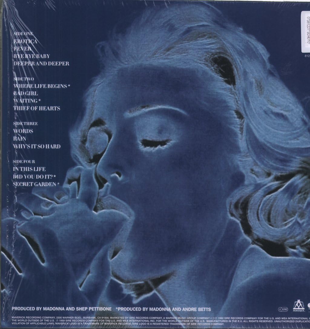 Madonna - Erótica (2 Vinilos blancos)