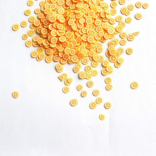 Miniatura 2 de 3.53 ozbolsa Nail Art 3D Oranges DIY Design Tiny Fruit Slices Decoración Acrílico Belleza Polímero Arcilla Adhesivo Accesorio