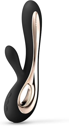 LELO SORAYA 2 Rabbit Vibrator for Women Rabbit Sex Toy Massager for Clitoral and G Spot Pleasure, Waterproof & Wireless Toys for Her Adult Pleasure, Black