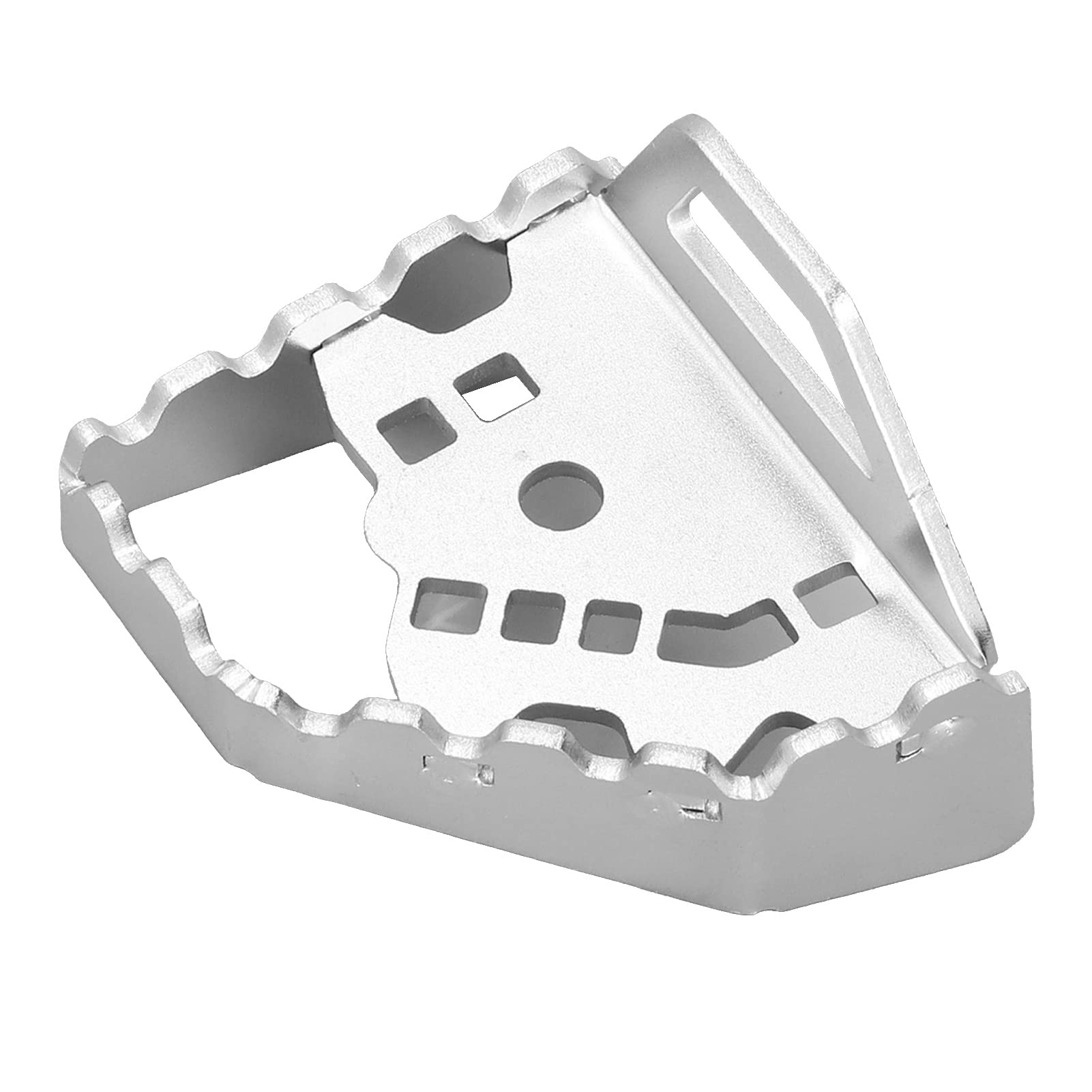 BRRNOO Estensori Pedale, Estensione Pedale Freno Estensione Gas Freno Refitting Moto Leva di Ricambio per CRF1000L Africa Twin 14‑19 (SILVER)