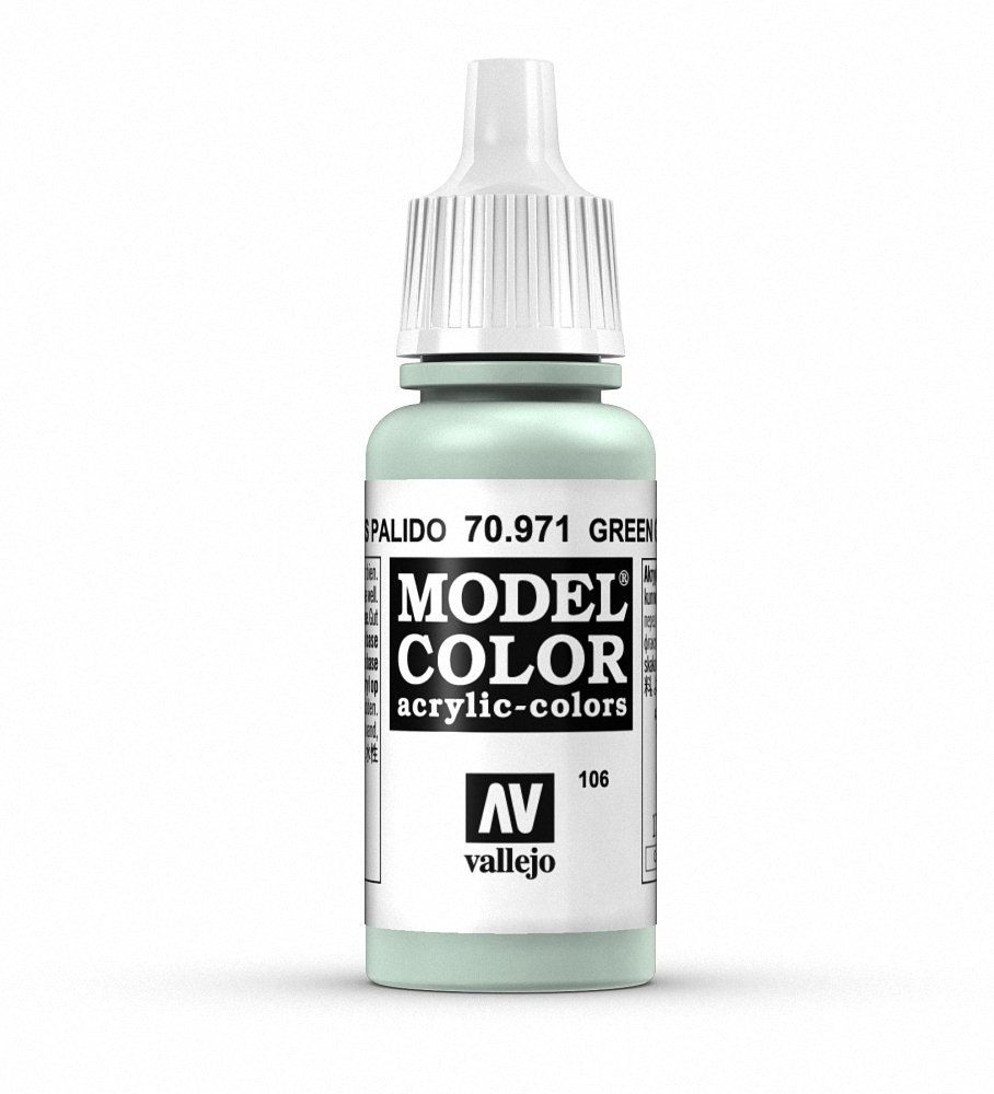 Vallejo Model Color 17 ml Acrylic Paint - Cold White — view 17