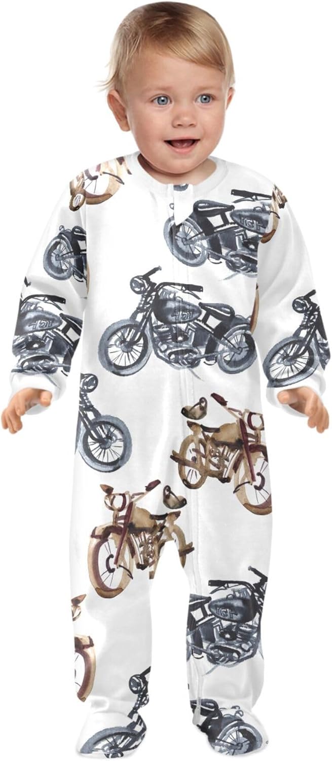 Baby Sleepers Newborn Baby One-Piece Footies for Girl Boy