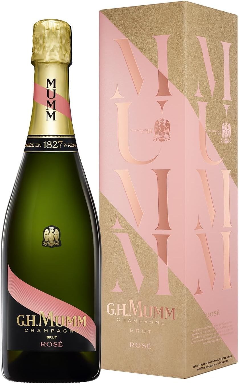 G.H. Mumm Le Rosรฉ Champagne including Gift Box, 75cl