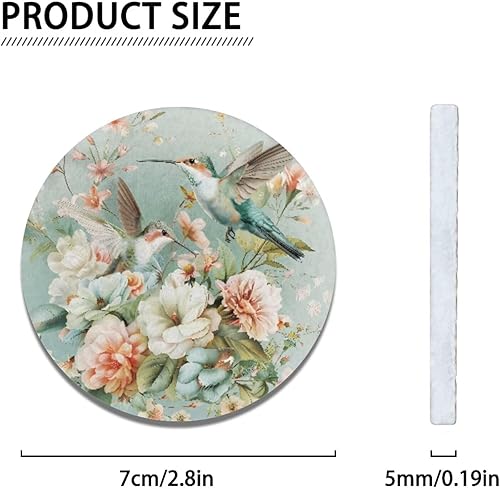 Miniatura 6 de Pensura Juego de 2 posavasos con estampado de calavera de azúcar para todo tipo de clima, mantiene el auto limpio y seco para bar, cocina, oficina,