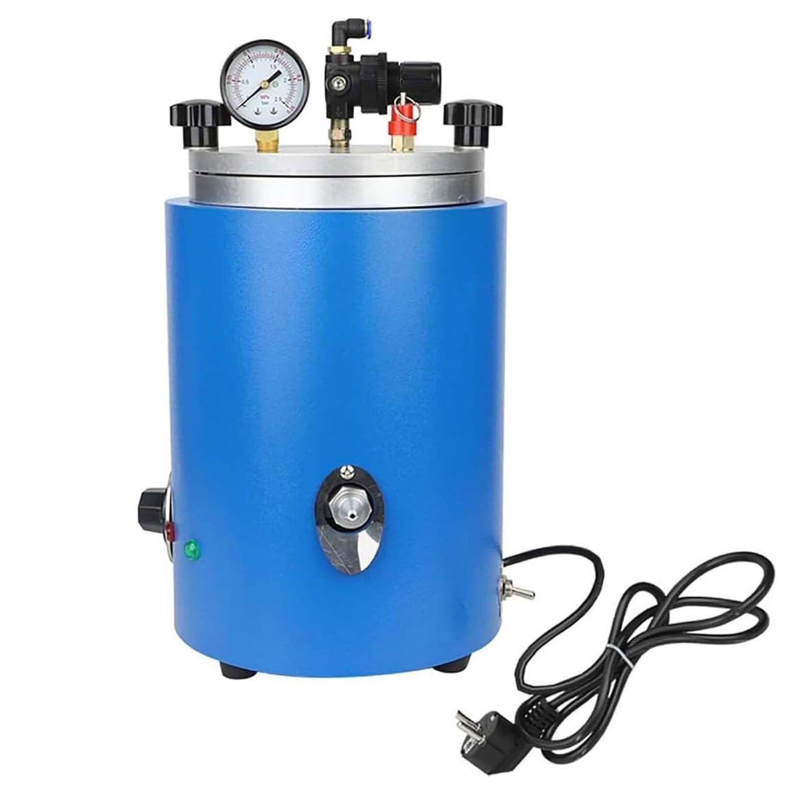 Wtryskiwacz wosku próżniowego 2,2 l, maszyna do wtrysku wosku o mocy 350 W, regulowana temperatura formowania wosku 0-110°C, narzędzie do formowania biżuterii z użyciem wtrysku wosku