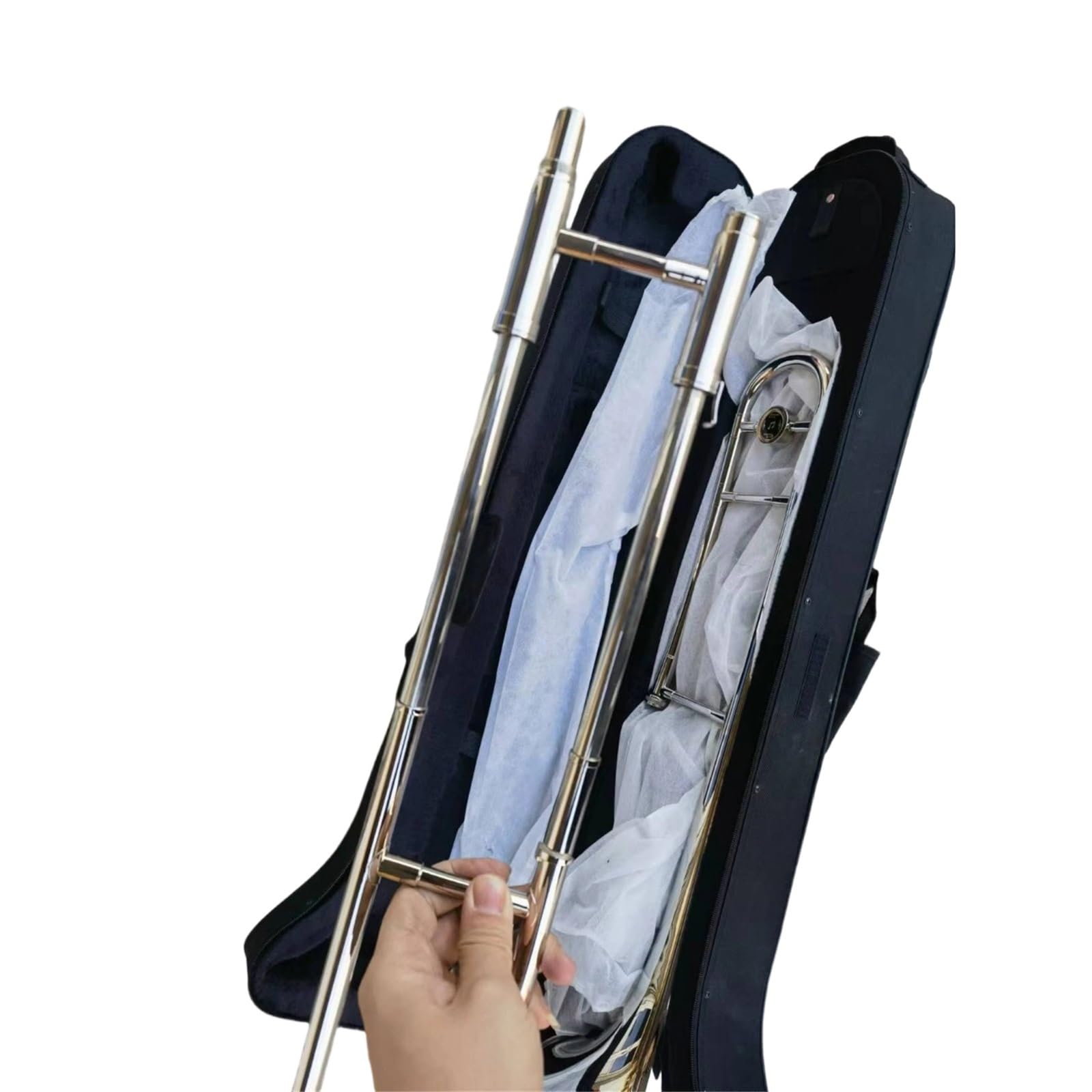 Instrumentos De Trombón Tipo De Interpretación De Instrumento Musical Trombón Alto En Si Bemol Para Adultos(Silver)