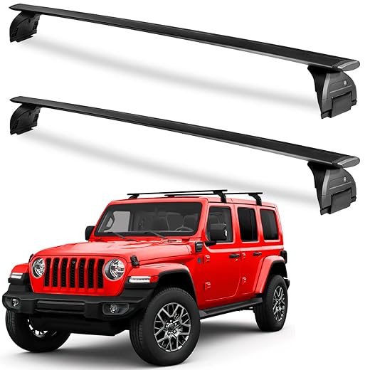 Tuyoung 200 lb Aluminum Roof Cross Bars