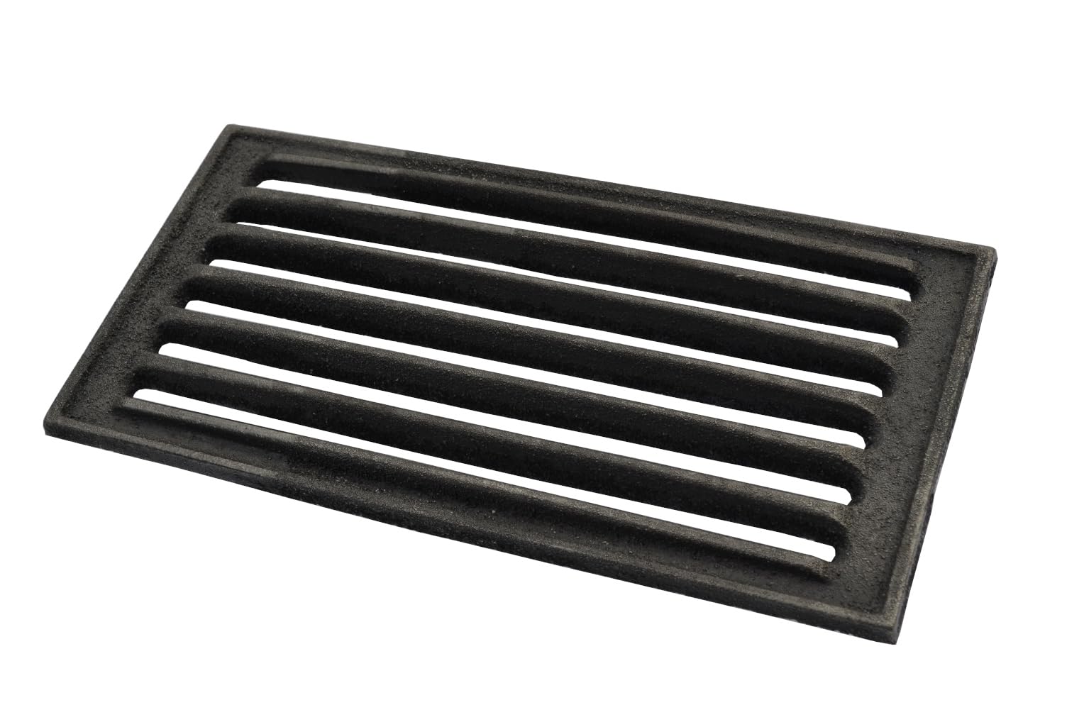 SEZAM Parrilla de hierro fundido para horno, 30 x 15 cm, diferentes diámetros, apta para estufa de chimenea, rejilla para horno, rejilla para el carbón