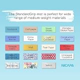 Nicapa StandardGrip Cutting Mat for Silhouette Portrait(8x12 inch 3 Mats) Standard Adhesive Sticky Quilting Cut Mats Replacement Accessories for Silhouette Portrait
