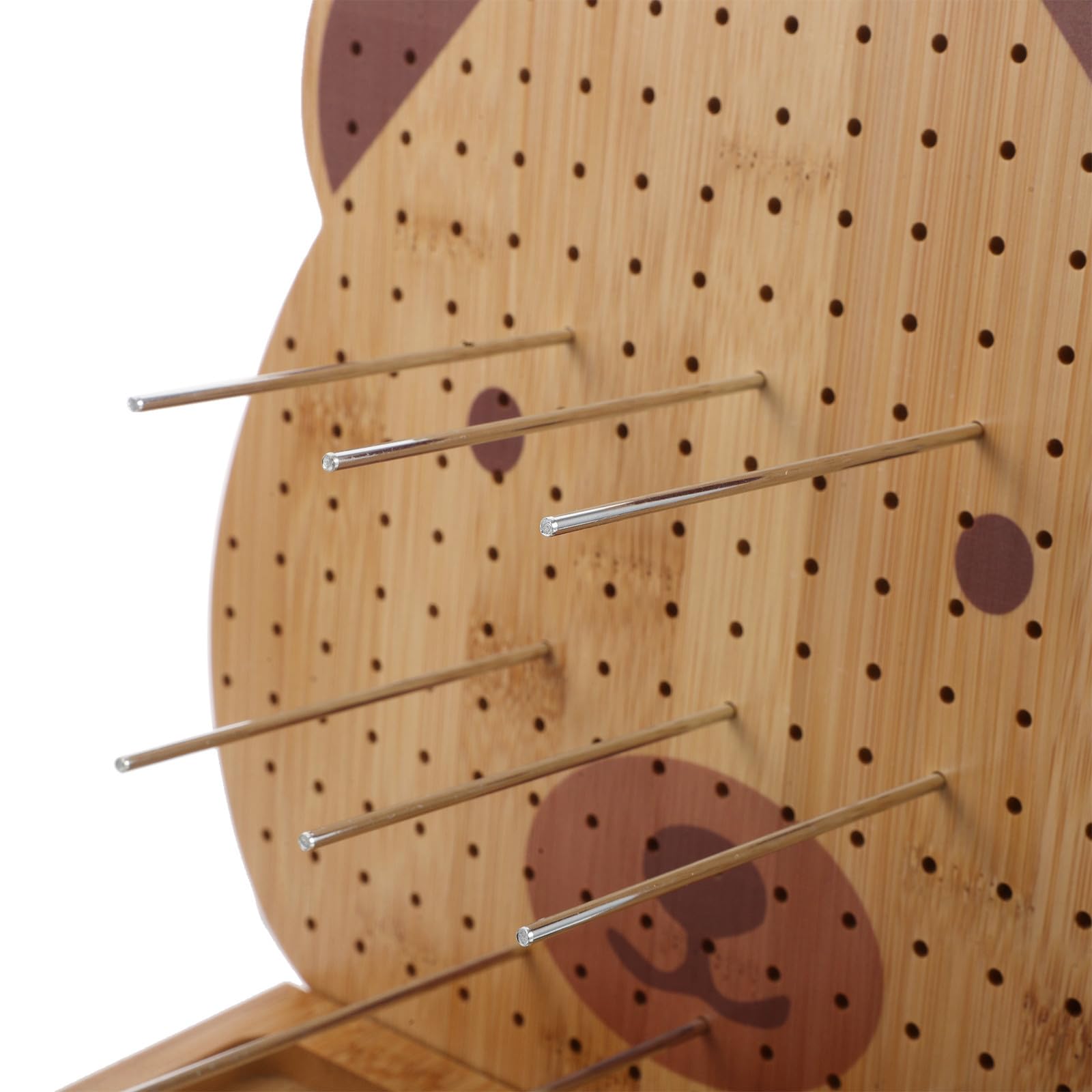 Tabla de Crochet Práctica y Duradera de Madera Resistente para Proyectos de Ganchillo Adecuada para Principiantes y Usuarios Avanzados en Tejer a Mano
