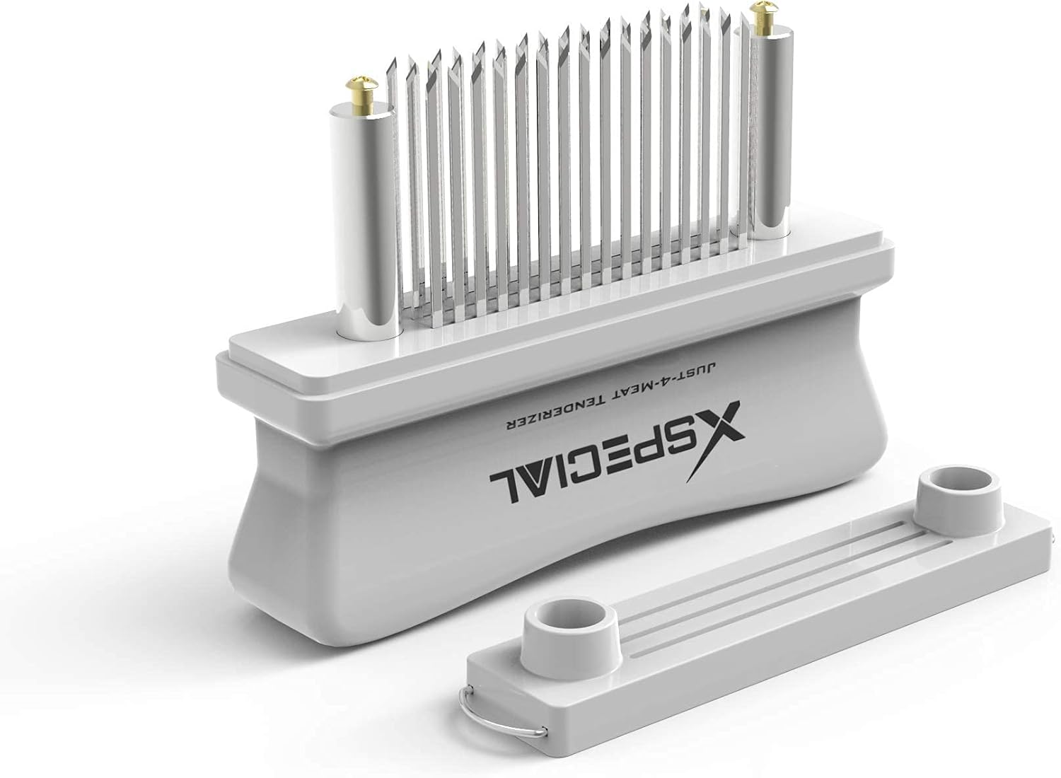 KITCHEN MEAT TENDERIZER TOOL – 48-Blade Professional-Grade: Transform Tough Cuts into Juicy, Flavorful Masterpieces | Rust-Free Stainless Steel | Dishwasher Safe | Perfect for Steak, Chicken & Pork