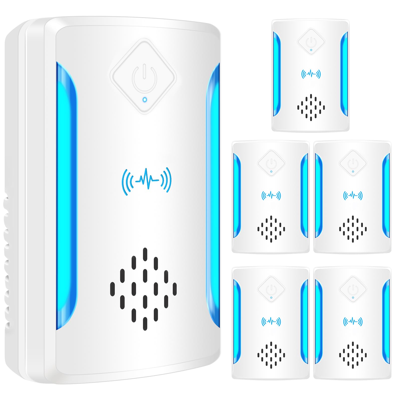 Ultrasonic Pest & Insect Repeller, Upgraded Indoor Ultrasonic Repellent for Mosquitoes, Roaches, Flies, Mouse, Geckos, Spiders, Electronic Plug in Pest Control, 2 Mode Switching (5)