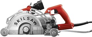 SKILSAW SPT79-00 15-Amp MedusaWorm Drive Concrete Saw, 7-Inch Blade - Precision Wet/Dry Cutting with Dust Control