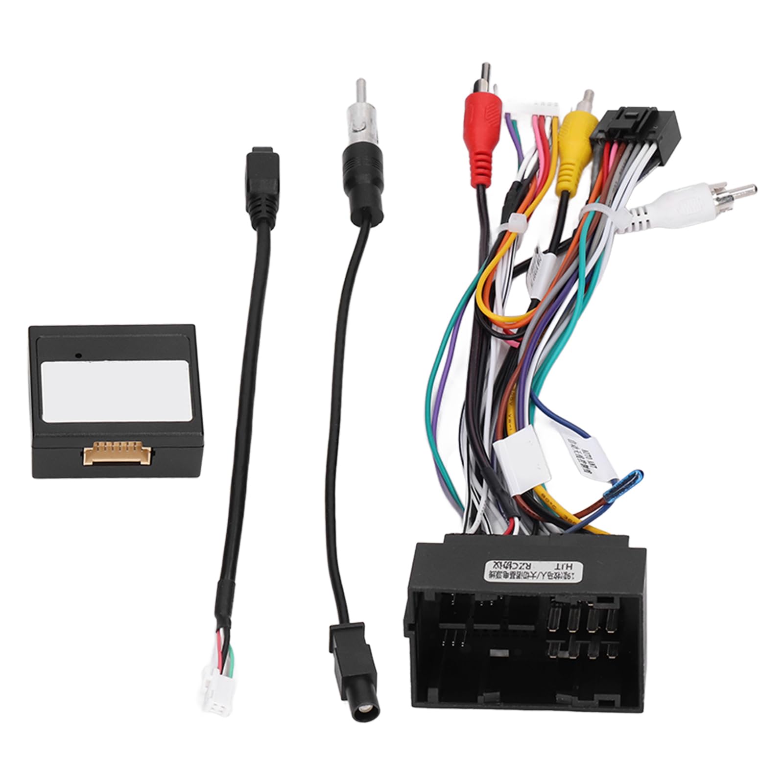 Dioche Adattatore Radio Cavo USB per Cablaggio Autoradio da 16 Pin con Kit Scatola Canbus di Ricambio per 2014‑2020, 2015-2017, 2019