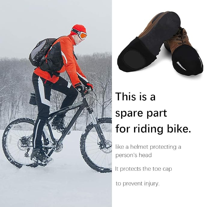 Cubrezapatos para ciclismo resistentes al viento y frío miniatura 9