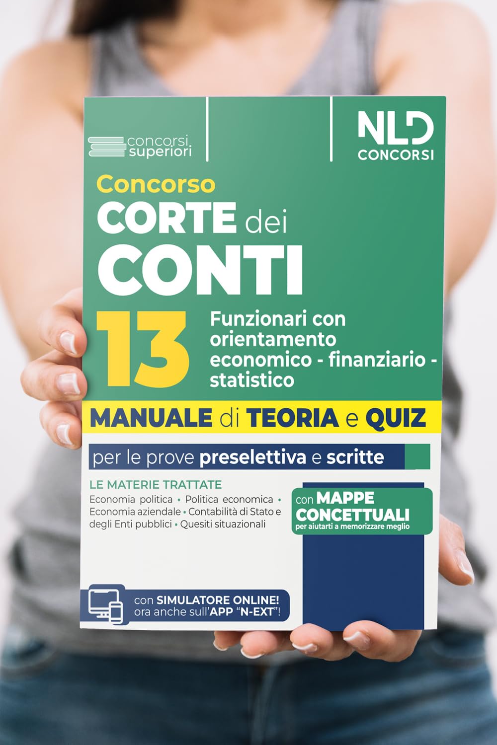 Concorso Corte dei Conti 13 Funzionari con orientamento economico-finanziario-statistico Manuale di teoria e quiz 2026