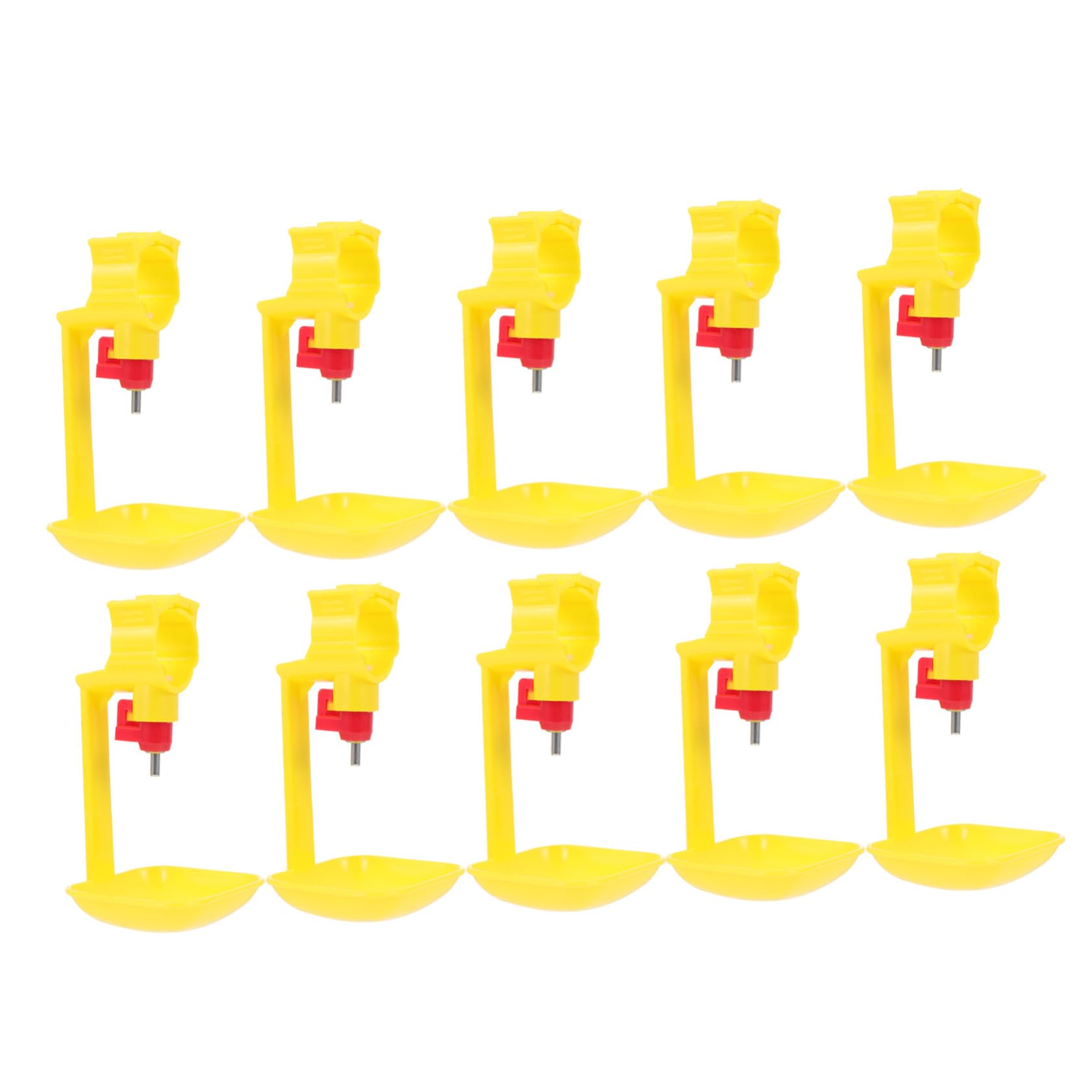 UPKOCH 10stücke Nippeltränke Für Huhn Automatische Hühnertränke Praktische Geflügeltränke Hühnertränknippel Wasserspender Für Huhn Hühnertränke Mit Nippel Automatische Trinkschale Für Hüh